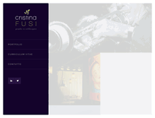 Tablet Screenshot of cristinafusi.com